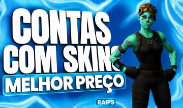 CONTA FORTNITE 76 SKINS