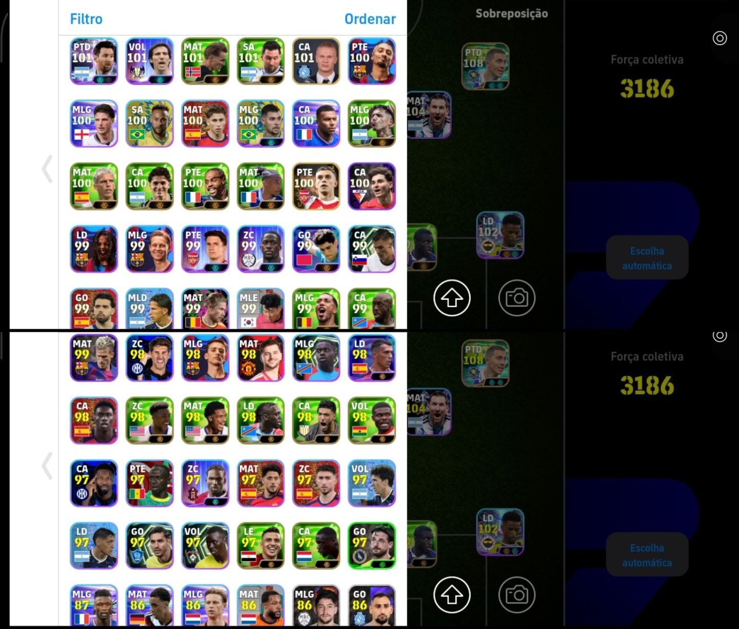 CONTA EFOOTBALL MOBILE,PROMOÇÃO!!!!