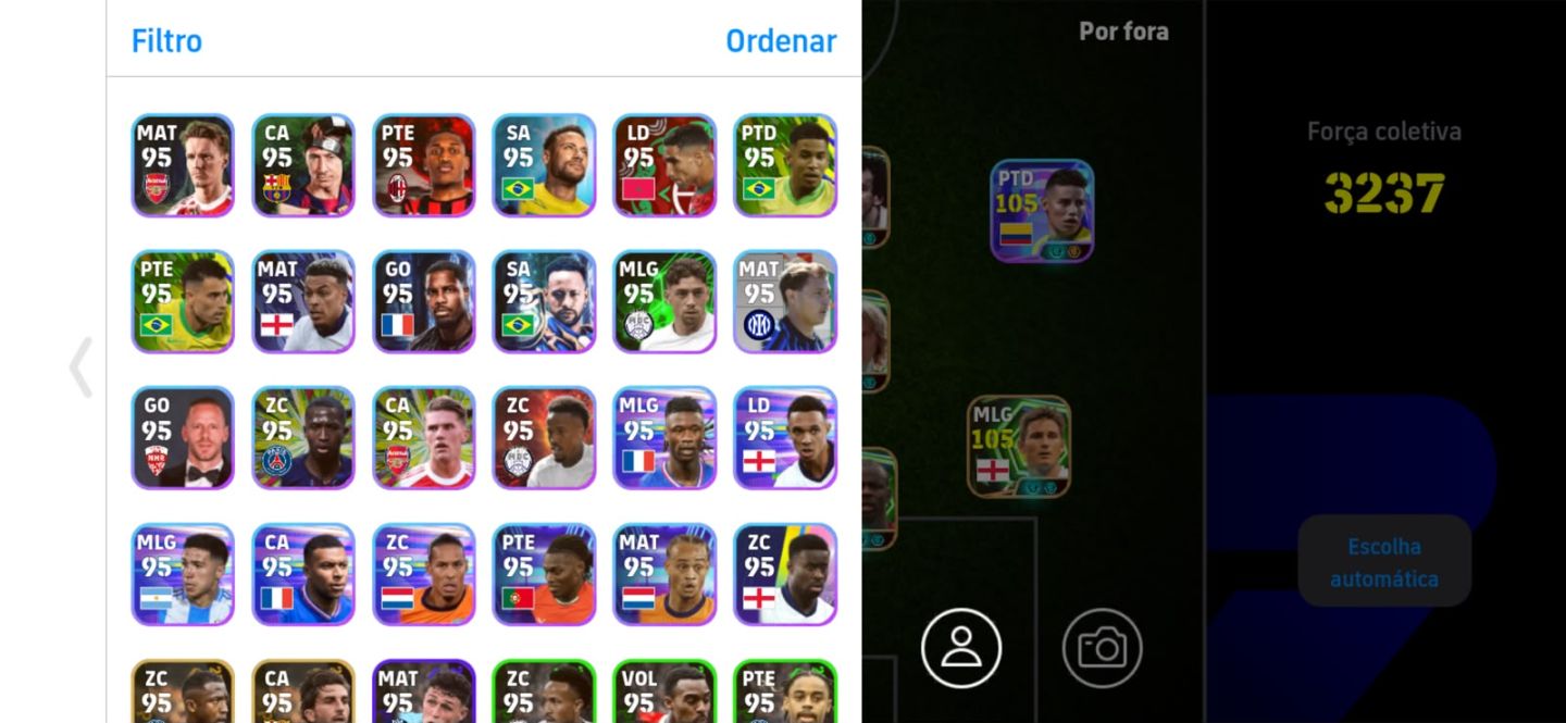 Conta EFootball 3237 upada e rara!!
