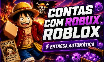 CONTAS ROBLOX COM ROBUX | ENTREGA AUTOMÁTICA | 100 A 2K+ ROBUX
