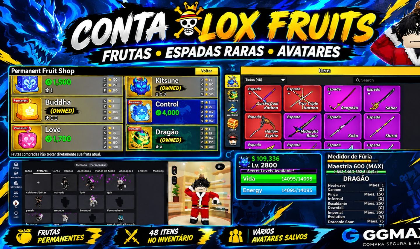 CONTA DE ROBLOX/BLOX FRUITS