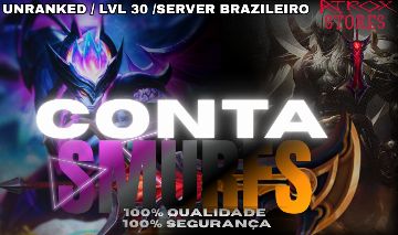 [BR] CONTAS SMURFS TODOS OS TIPOS [MMR BOM][PRA SAIR AGORA][BARATAS]