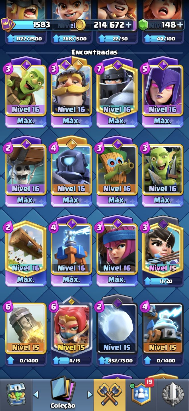 CONTA CLASH ROYALE À VENDA 12K+ TROFÉUS | 20 EVOLUÇÕES | CARTAS MÁXIMAS | C