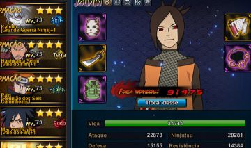 Conta naruto online servidor 858