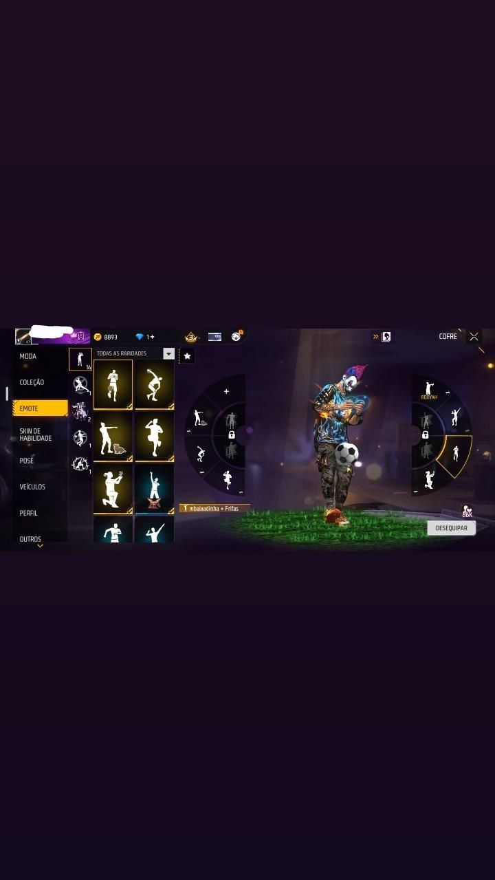 CONTA FREEFIRE COM NARUTO - MP5 EVOLUTIVA - ENTRE OUTROS