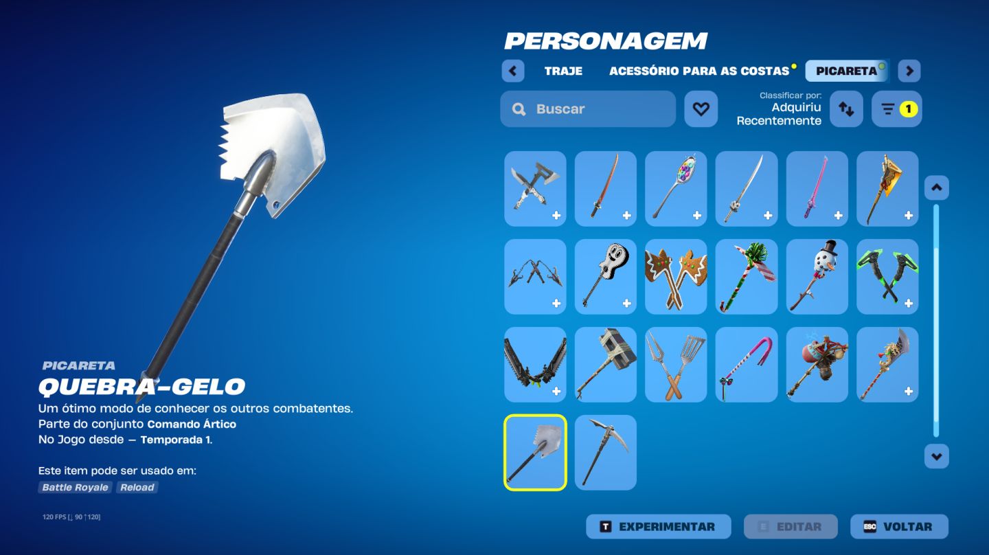 Conta Fortnite Nível 332 Série das Sombras