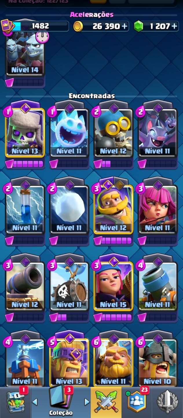 CONTA CLASH ROYALE