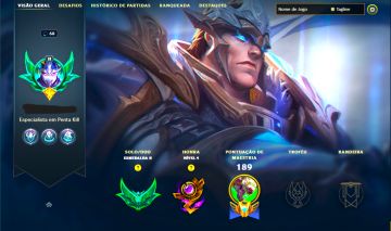 SKIN LENDÁRIA DEUS-REI GAREN + ESMERALDA NA SOLOQ / FLEX / TFT + [ TROCA NICK ]