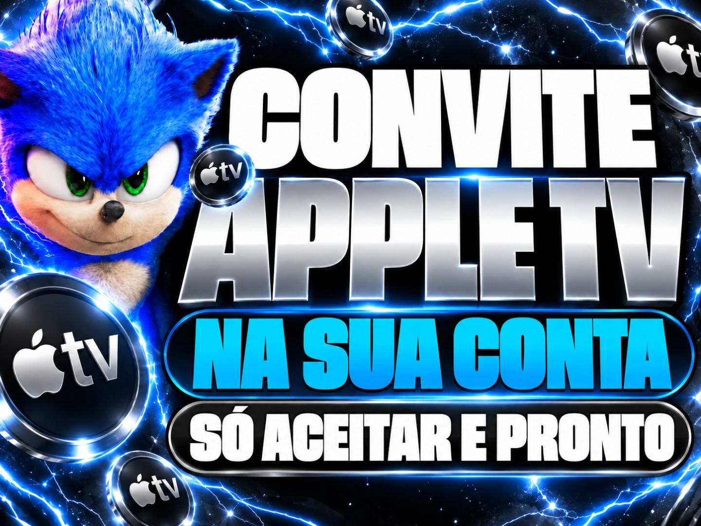 Apple TV+ | Convite Na Sua Própria Conta | Só Aceitar e Pronto