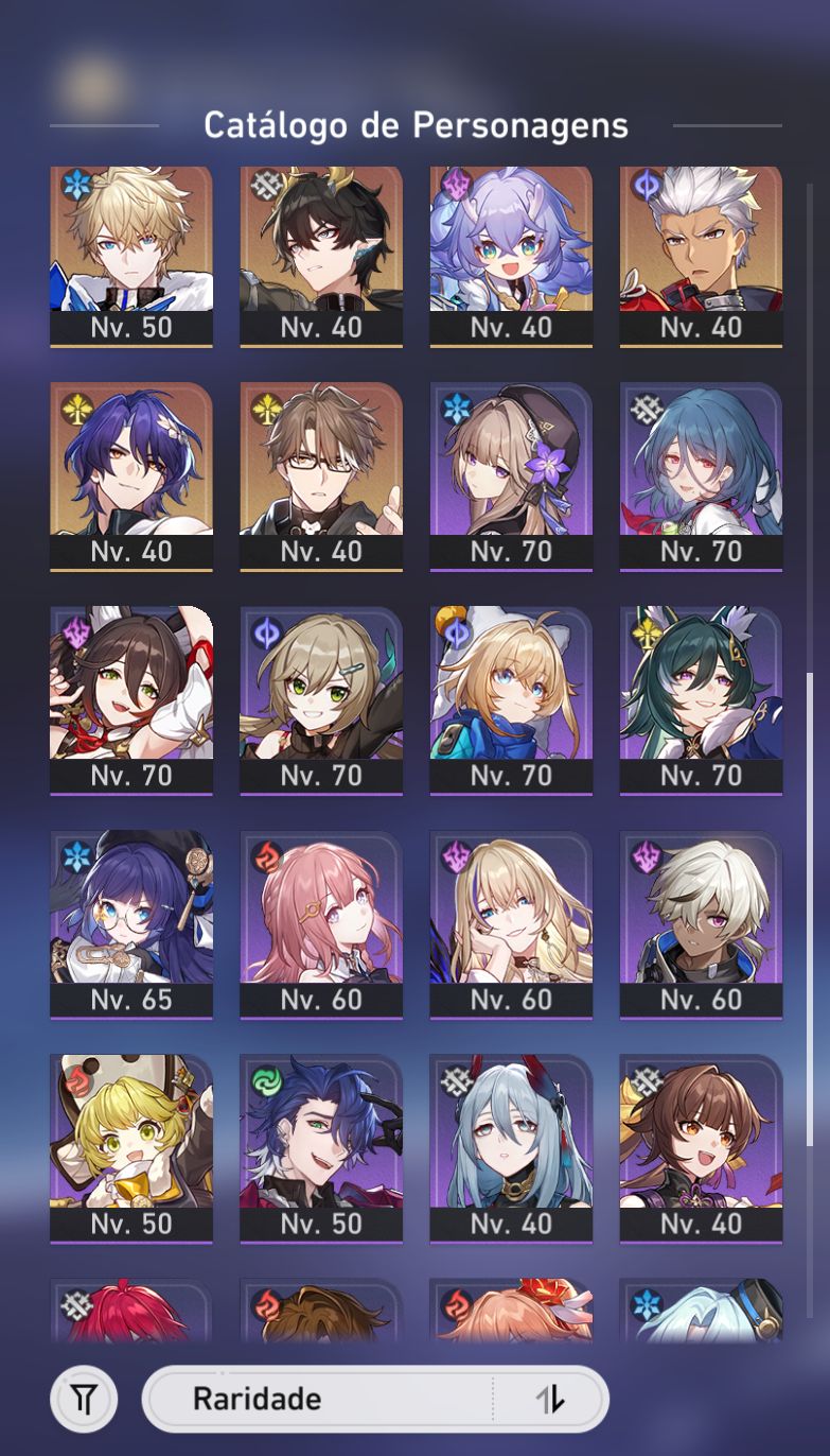 Honkai tar rail 18 limitados + impact HoFi + Ho0 | LV 82