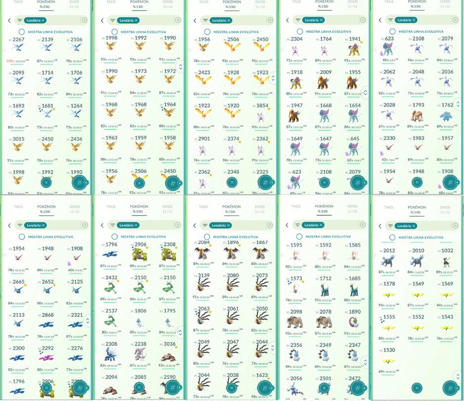 CONTA POKEMON GO LEVEL 49 | 130 LENDARIO | 77 BRILHANTE | 168 POKEMON IV 100