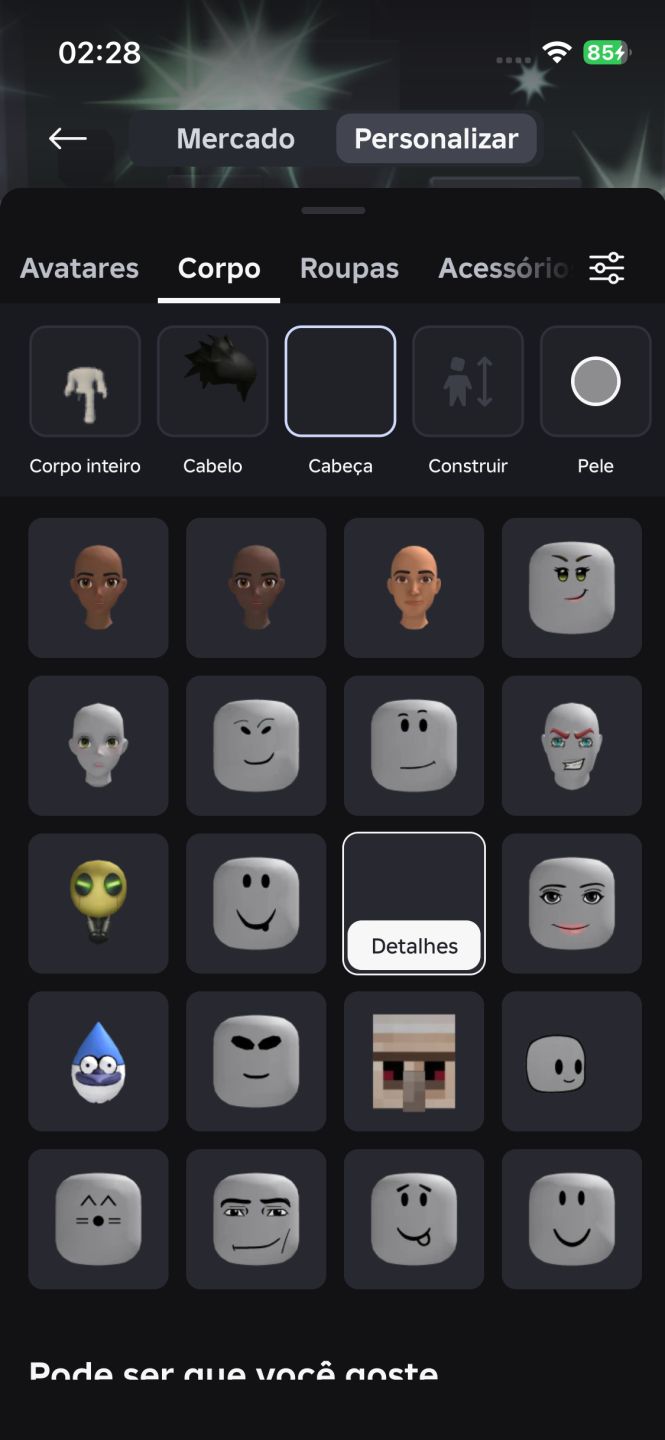CONTA DE ROBLOX COM HEADLESS E KORBLOX