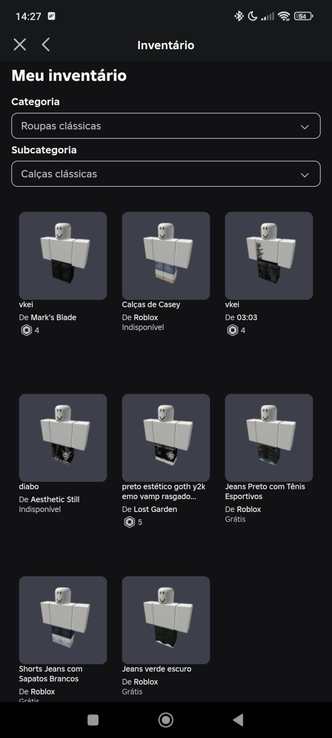 CONTA ROBLOX DARK/EMO/GÓTICA | ACESSÓRIOS, CABELOS, ROUPAS E EMOTES