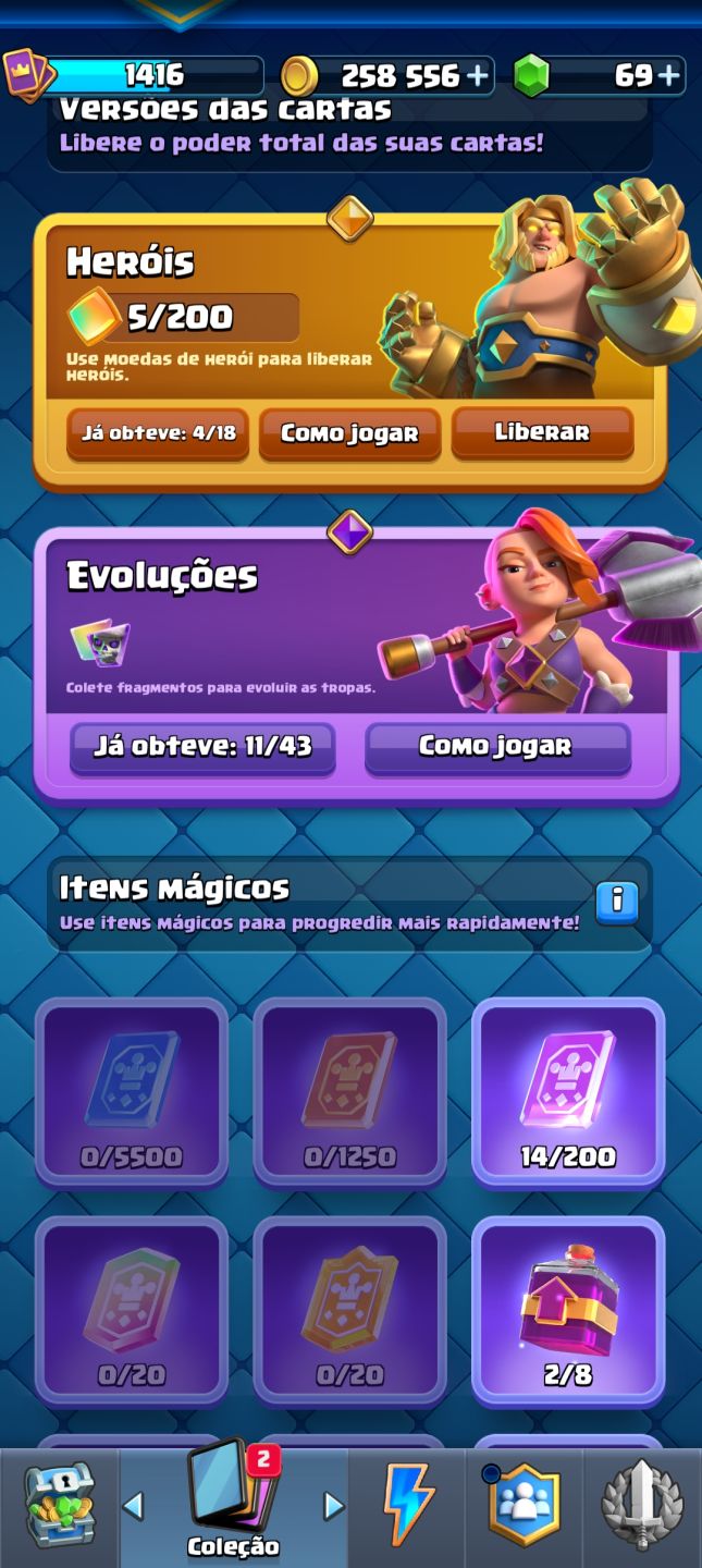 Clash Royale Conta +11k Trofeus bridge spam Deck