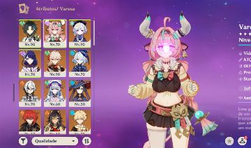 GENSHIN Varesa, Allerchino, Furina, Raiden+bis, Albedo e Xiao no garantido