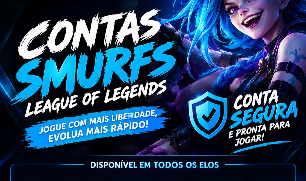 CONTAS SMURF LOL LVL 30+ UNRANKED OU COM ELO - FULL ACESSO 100% SEGURO