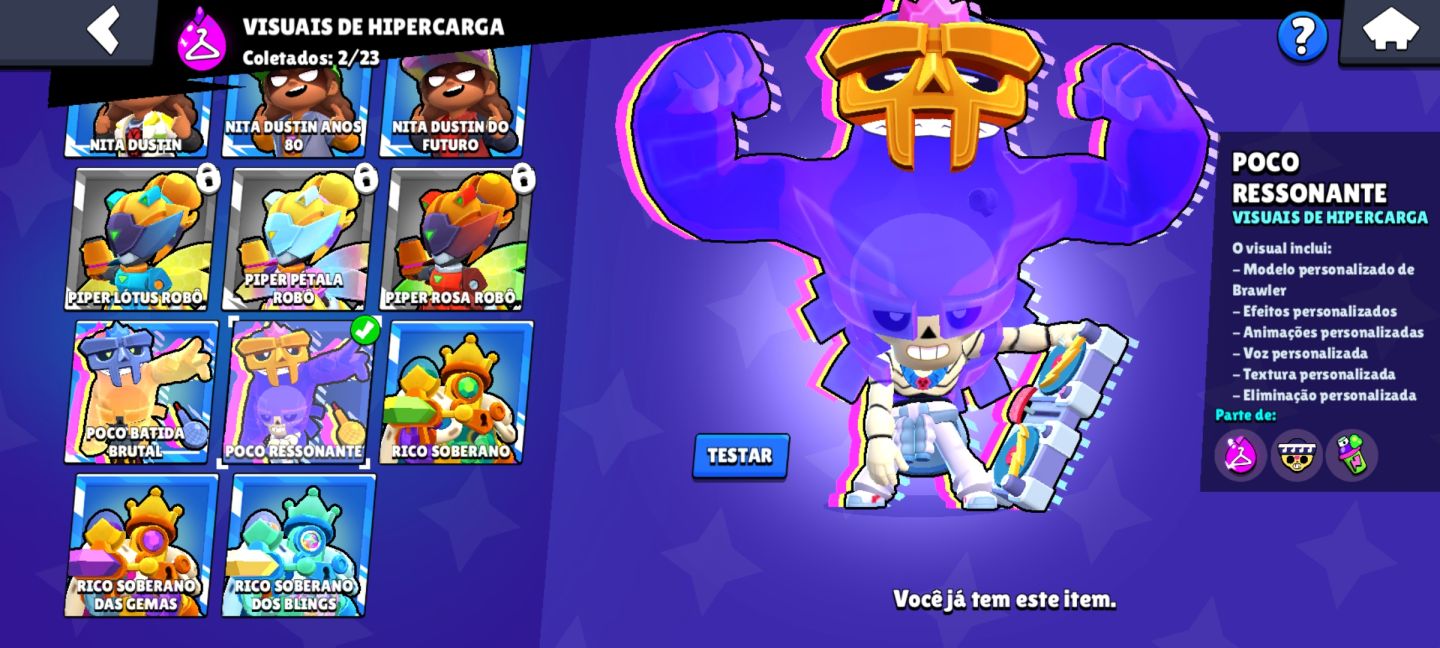 CONTA INICIANTE UPADA COM SKINS DE HYPER, RECURSOS E SKINS DE EVENTOS