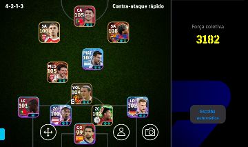 CONTA EFOOTBALL COM YAMAL 108 + RICE BIG TIME 106