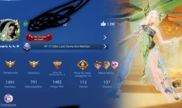Conta de level 140/ grã mestre 11/14 estrelas