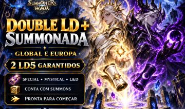 SUMMONERS WAR DOUBLE LD ALEATORIO COM SUMMONADA GLOBAL EUROPA