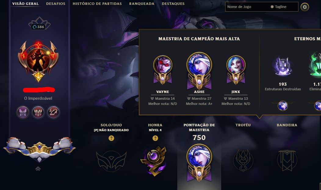 LEAGUE OF LEGENDS 255 SKINS NIVEL 386 UNRANKED FULL CHAMP