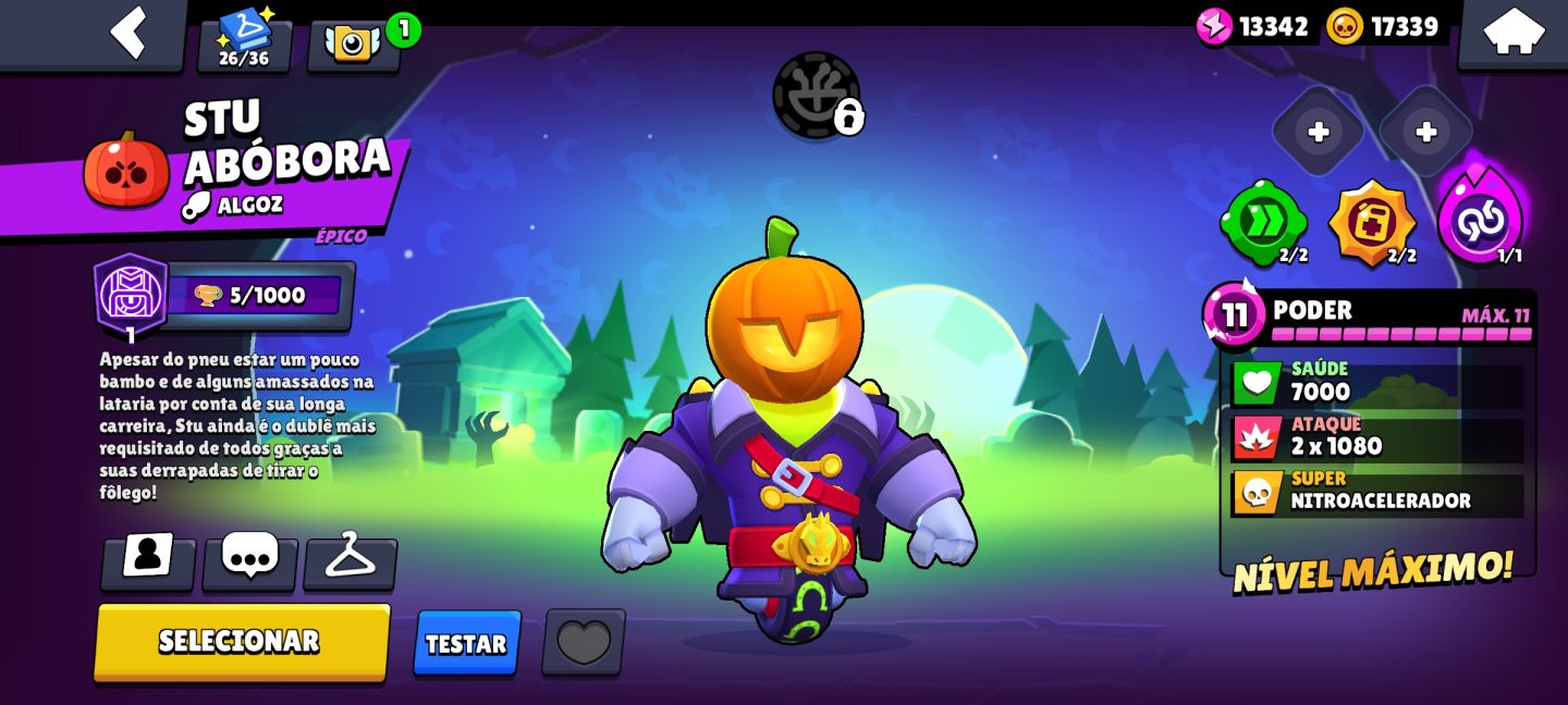 CONTA BRAWL STARS 31K DE TROFÉUS LOTADA DE SKIN