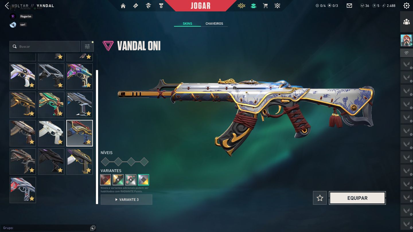 CONTA VALORANT COM TODAS SKINS FULL ACESSO 4K GASTOS