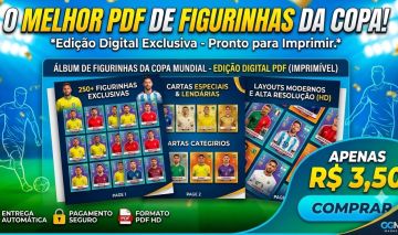[AUTOMÁTICO] PDF Figurinhas da Copa HD Pronto para Imprimir | BARATO