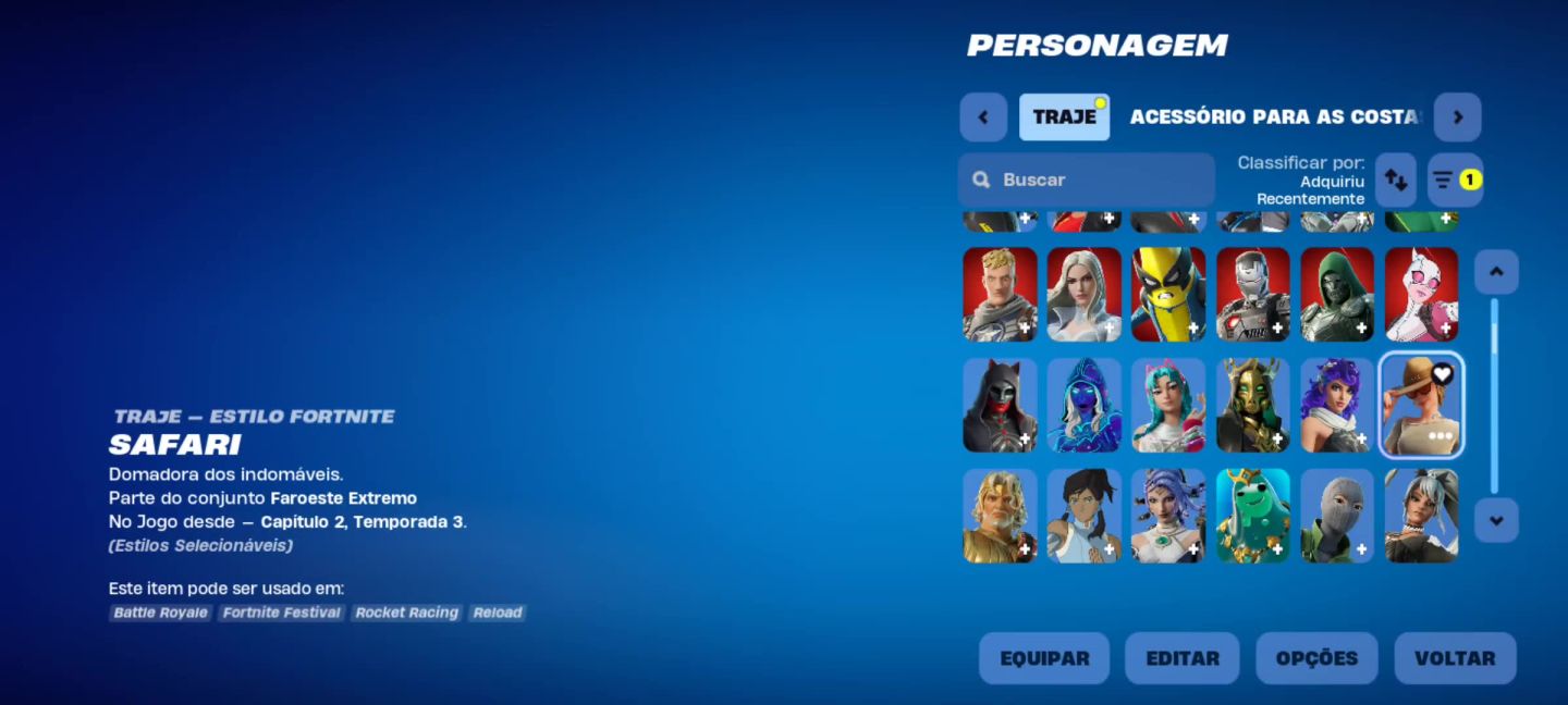 DONO ÚNICO Conta Fortnite OG 298 Skins+STWFundador+Todos Passes(olhar descrição)