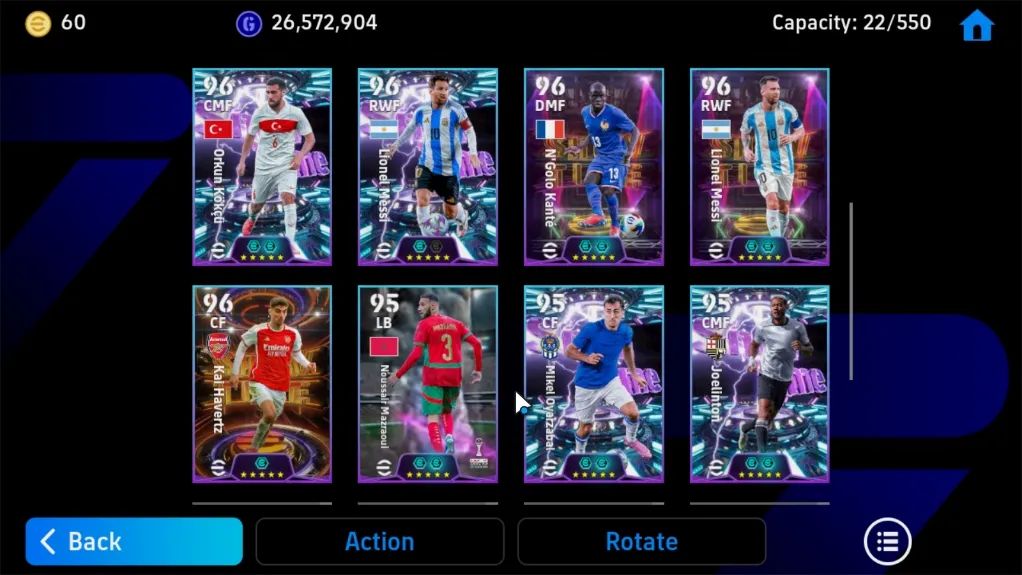 CONTA EFOOTBALL 3204 FC | PLANTEL EPIC | 34 EPICOS | BECKENBAUER & RIJKAARD