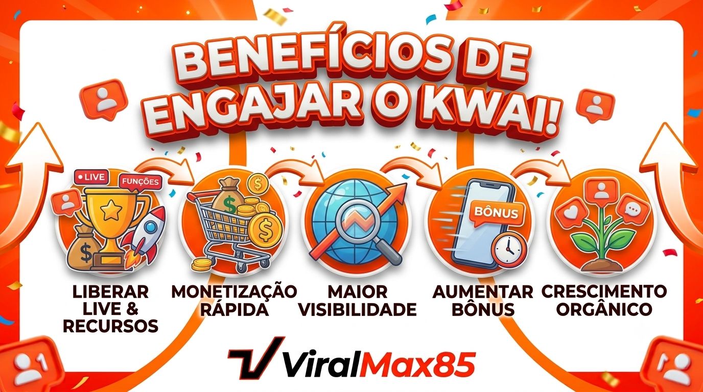 KWAI BRASIL: SEGUIDORES, CURTIDAS & VIEWS - MONETIZAÇÃO [GARANTIA 30D]