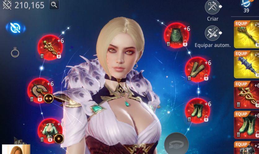 Conta Mir4 Maga LV 124 Elementalista 210k PW 3 Pets lendários