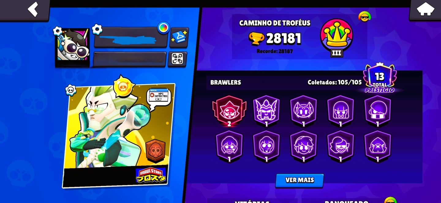 Conta BS (107 Brawlers)