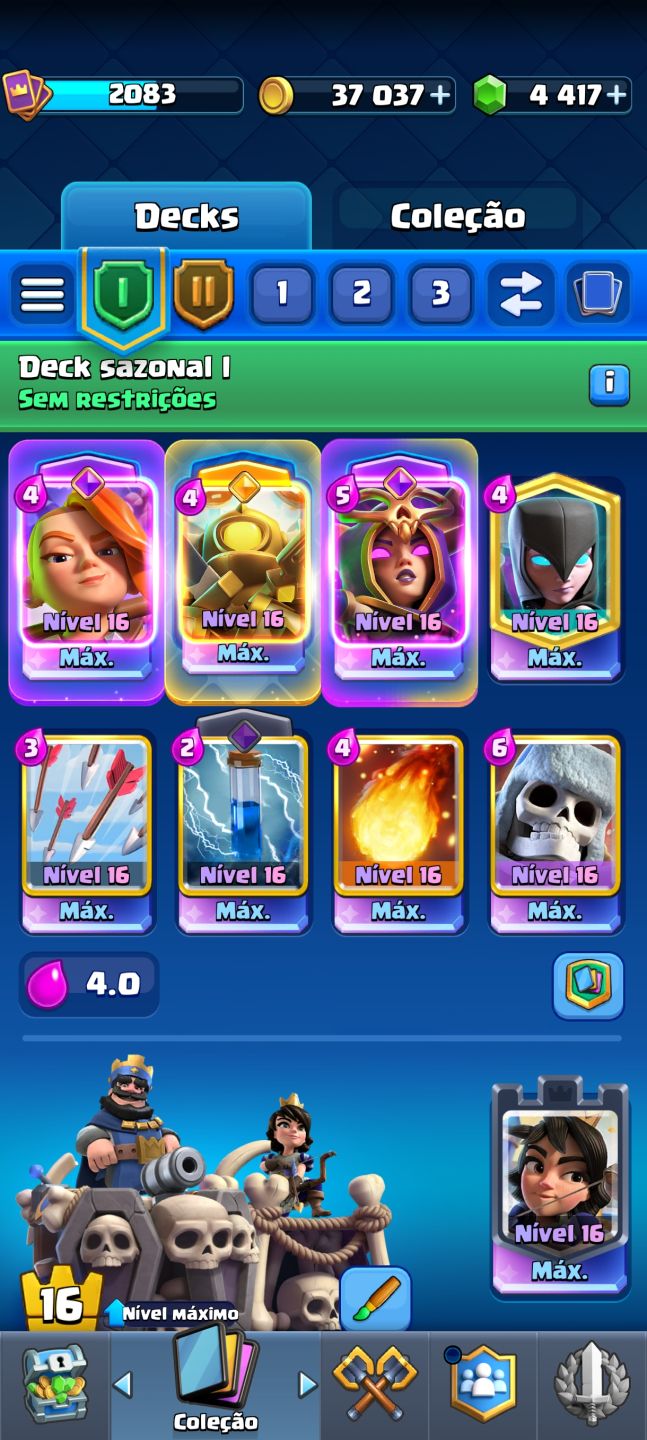 Conta Clash Royale