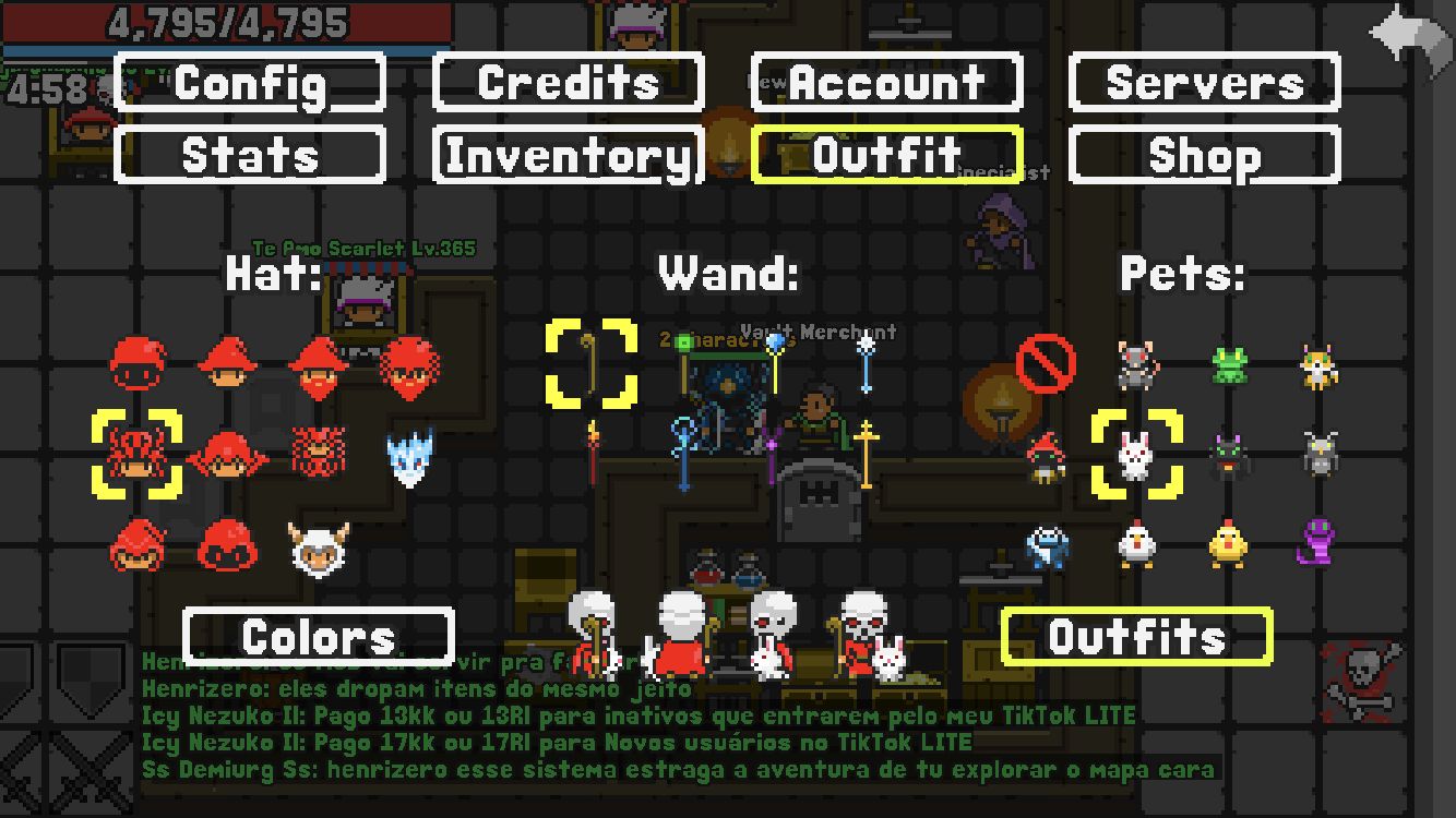 Conta LvL. 313 Rucoy Online (Conta Farmer)
