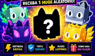Huges pet simulador 99, huges aleatórios entrega rapida.