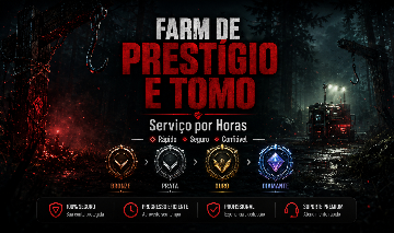 Farm de Prestígios, BP e Missões do Tomo Dead By Daylight | Serviço Por Horas