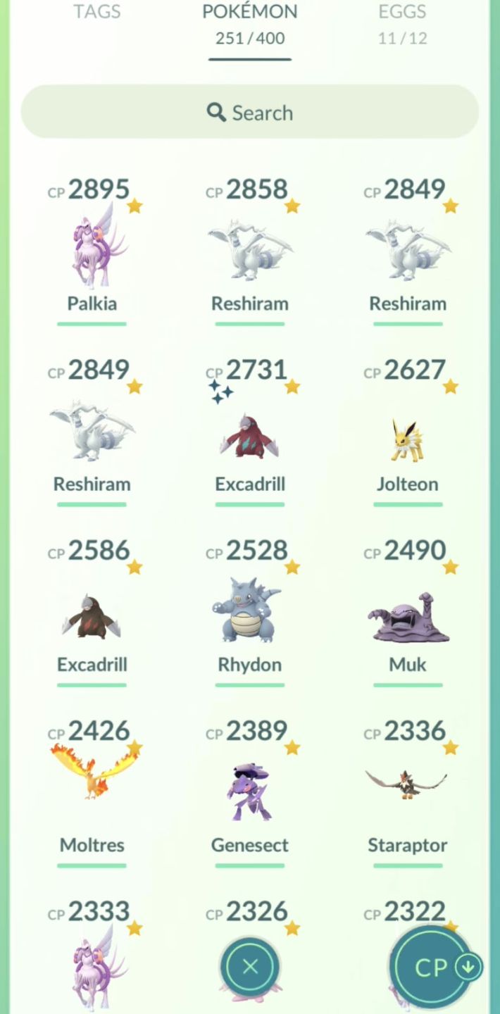 CONTA DE 2024 LVL 57/76 SHINY/43 LEGENDARY/36 EVENT/32 4/3.7KK STARDUST