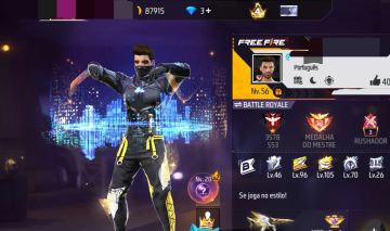 Conta de Free Fire (Angelical)