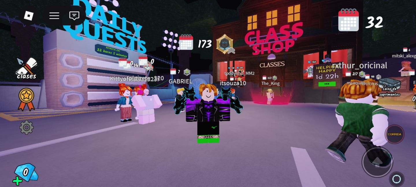 Conta Roblox com 2 frutas permanentes | 99 noites e upada em vários jogos