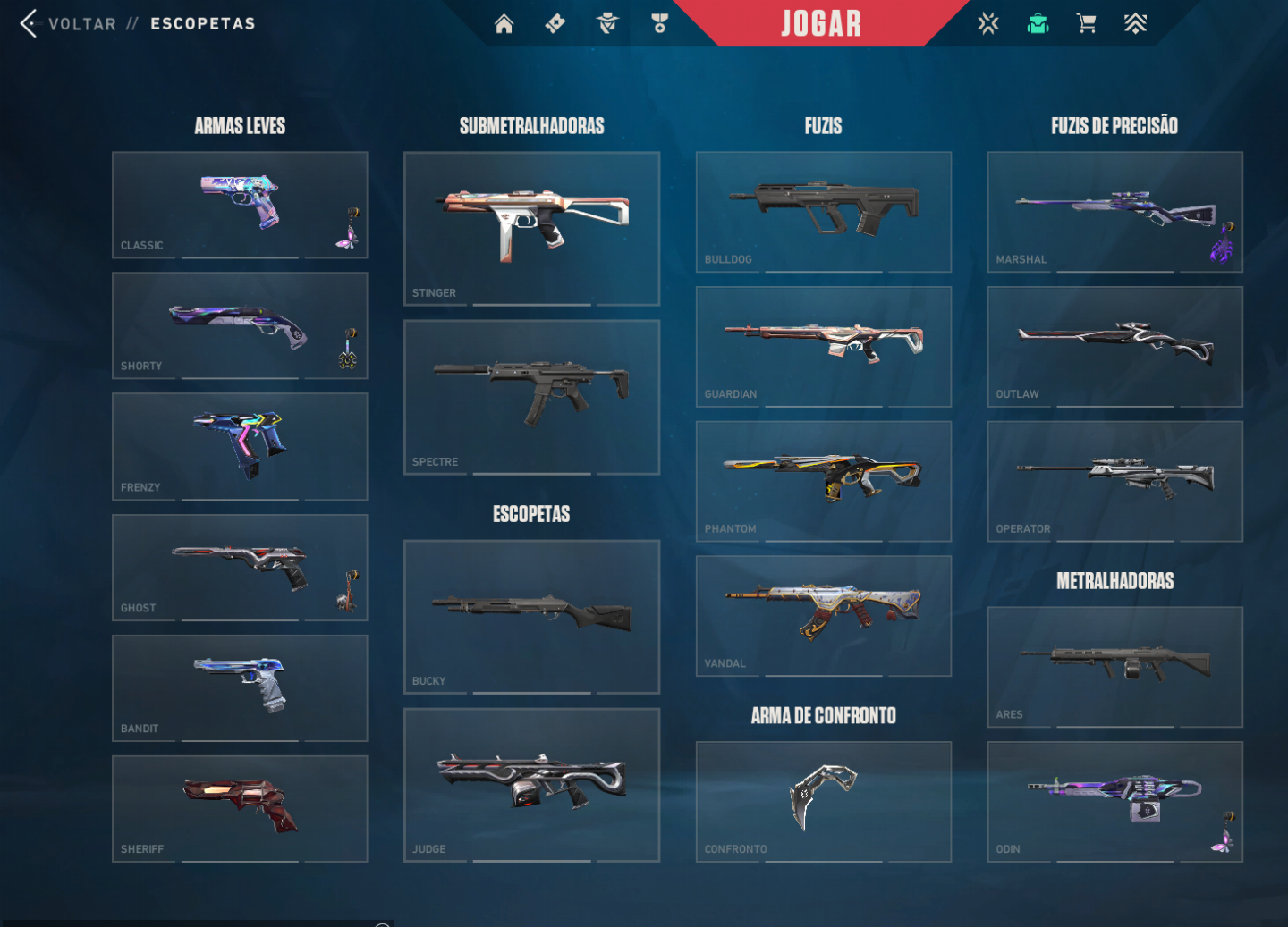 CONTA DIAMANTE FULL ACESSO COM SKIN / VALORANT