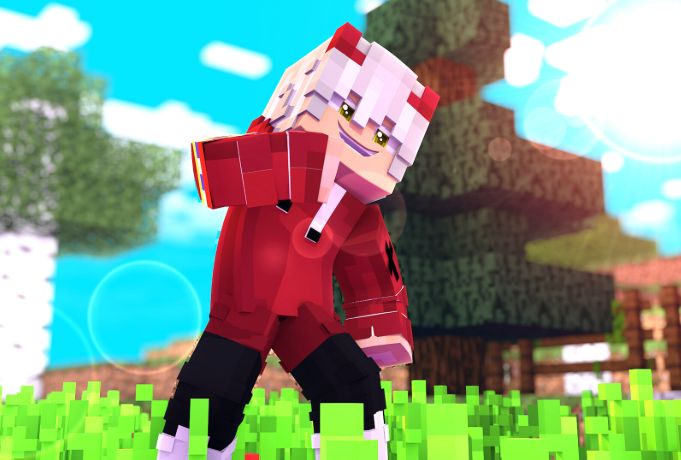 Thumbnails personalizadas para vídeos de Minecraft