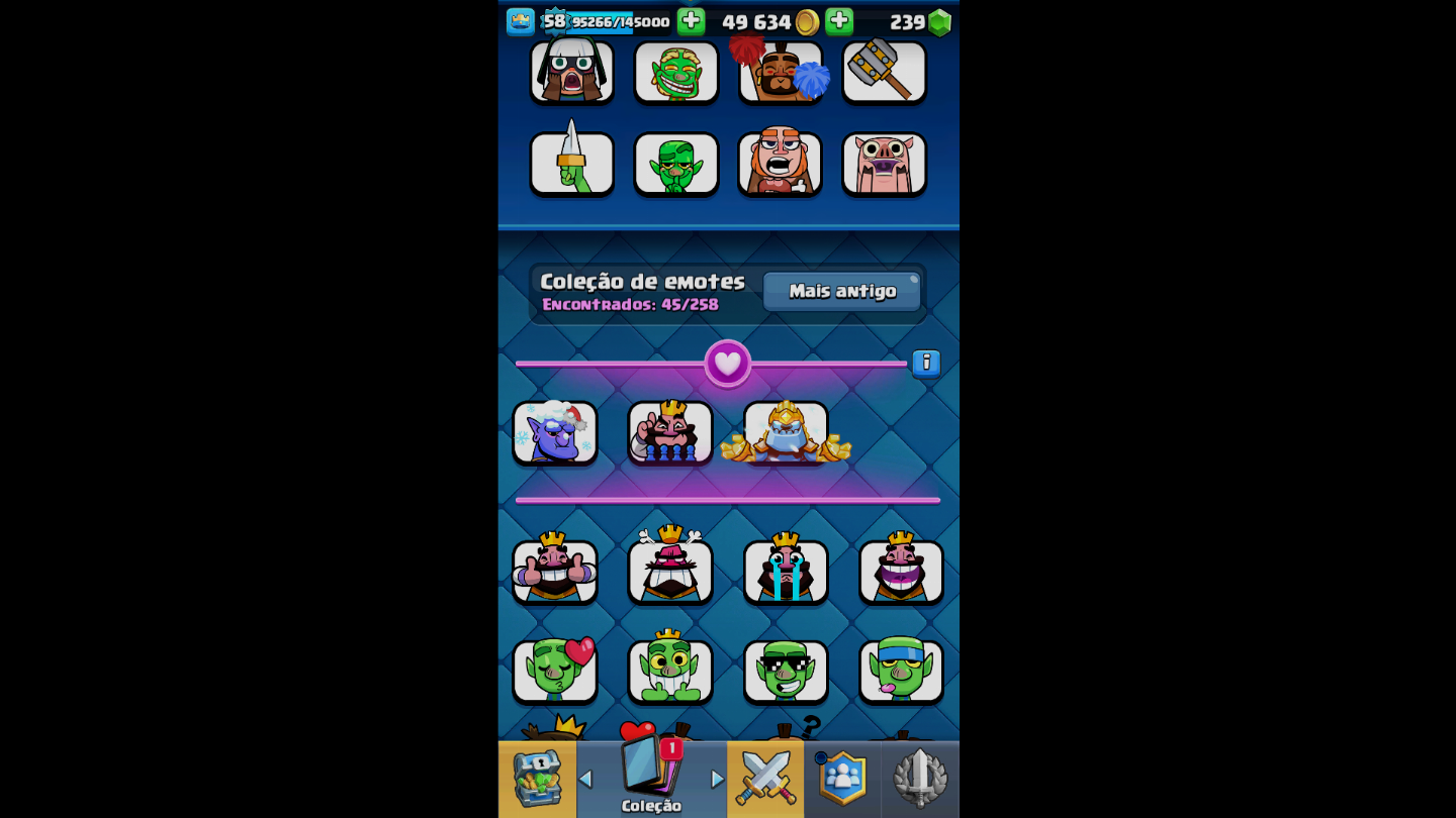 Conta de clash muito avançada com 10500 trofeus muito boa e falou negociavel!!!