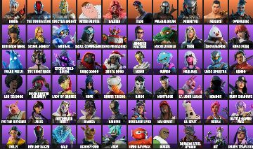 STACKED 102 SKINS | PETER GRIFFIN + MANDALORIAN + PREDATOR
