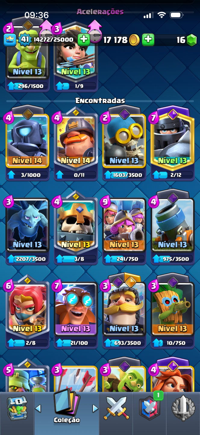 Conta clash Royale 8k de troféus