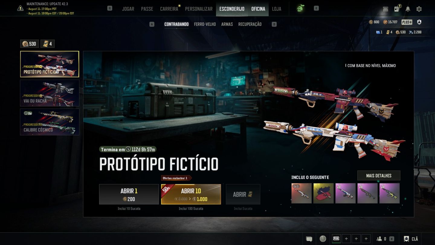 CONTA lvl baixo pubg
