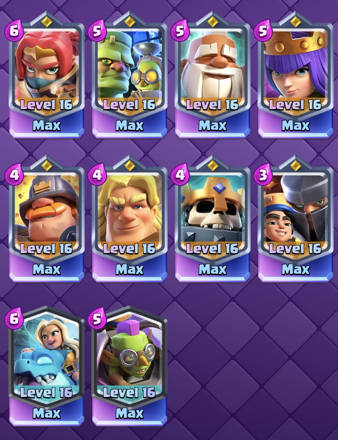 Conta Clash Full Max (todas as cartas/evos/heroi)