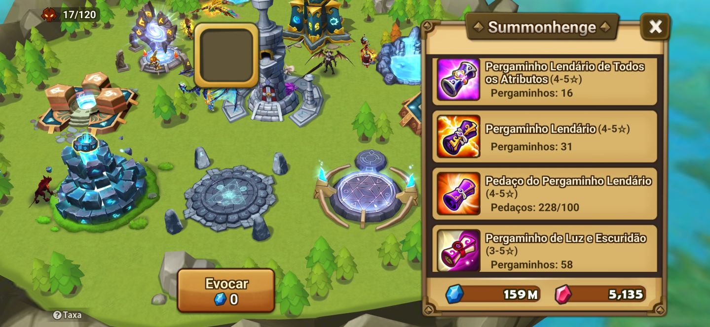 Lúcifer + Super Summonada com pergaminhos LD