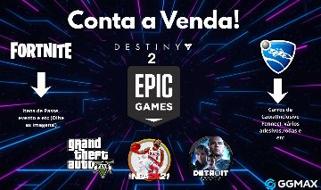 Conta Epic Games com GTA V, Detroit, - Epic Games - GGMAX