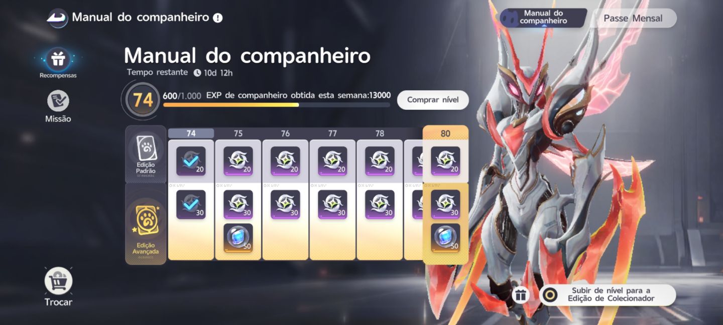 CONTA END GAME ANIIMO DIVERSOS PRISMANAS CINTILANTES COM PASSE E MENSAL ATIVADO